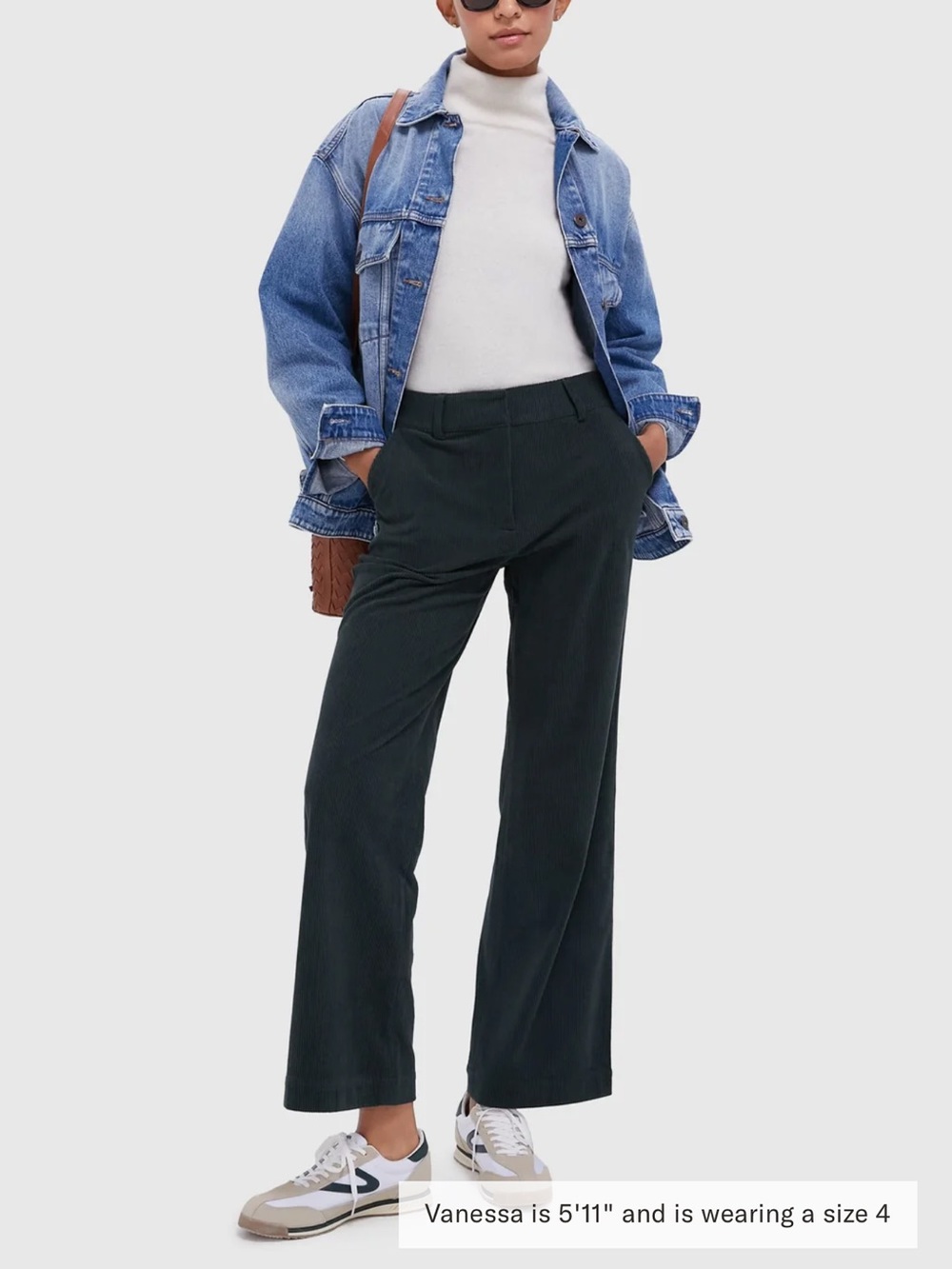 Tuckernuck Forest Green Wide-Leg Corduroy Pants
